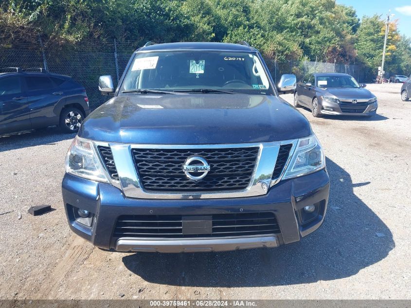 2020 Nissan Armada Sv/Sl/Platinum VIN: JN8AY2NC2L9620199 Lot: 39759461