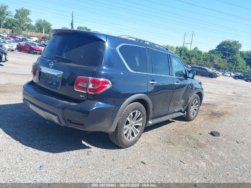 2020 Nissan Armada Sv/Sl/Platinum VIN: JN8AY2NC2L9620199 Lot: 39759461