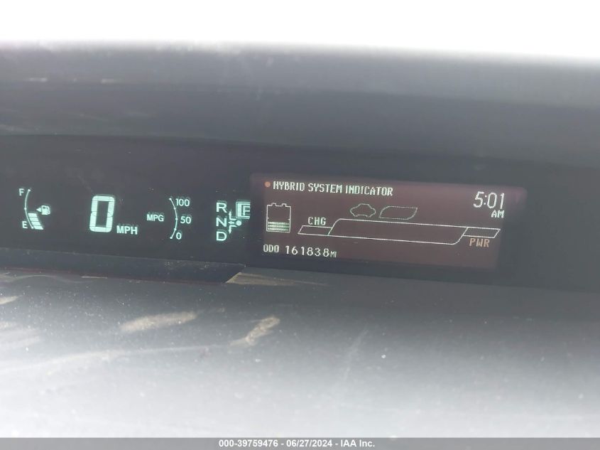 2013 Toyota Prius Two VIN: JTDKN3DU6D1693245 Lot: 39759476