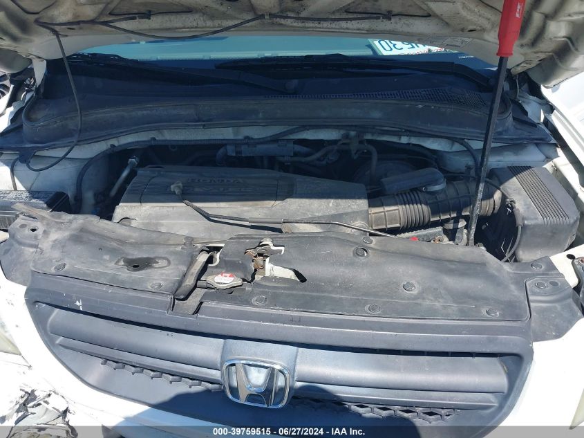 2004 Honda Pilot Ex-L VIN: 2HKYF18714H618039 Lot: 39759515