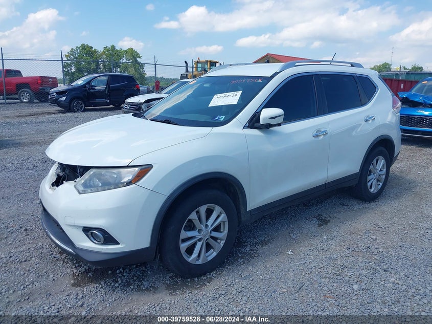 2016 NISSAN ROGUE SV - KNMAT2MV8GP631321