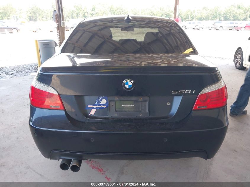 2008 BMW 550I VIN: WBANW53588CT51268 Lot: 39759531