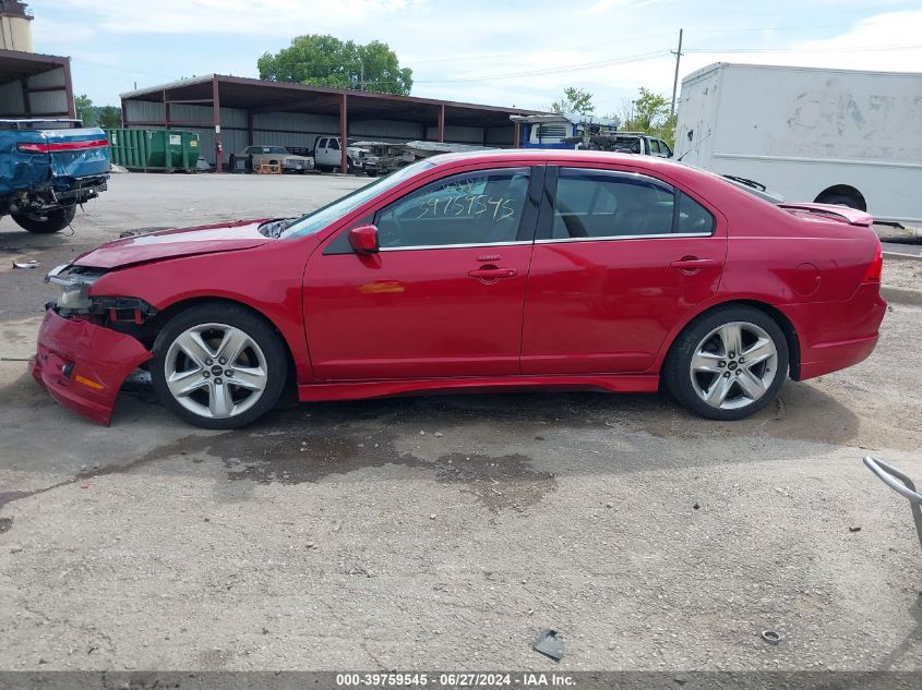 2012 Ford Fusion Sport VIN: 3FAHP0DC3CR165697 Lot: 39759545