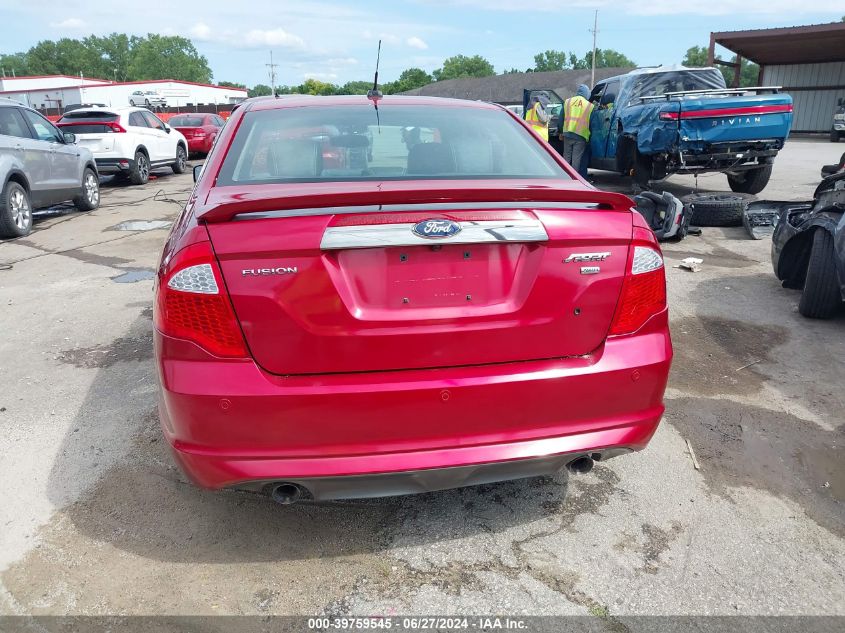 2012 Ford Fusion Sport VIN: 3FAHP0DC3CR165697 Lot: 39759545