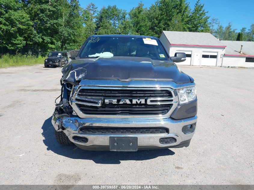 2021 Ram 1500 Big Horn 4X4 5'7 Box VIN: 1C6SRFFT0MN564038 Lot: 39759557