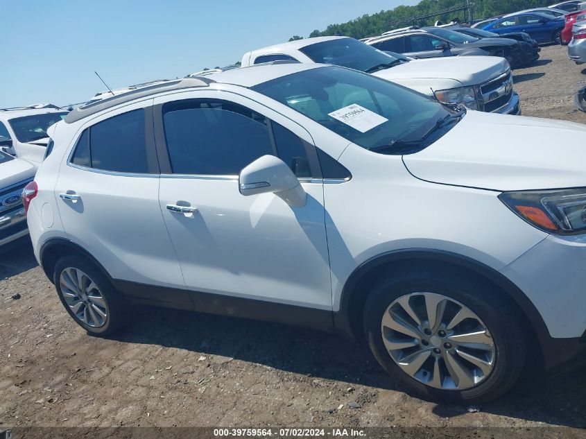 2017 Buick Encore Preferred VIN: KL4CJASB8HB025382 Lot: 39759564