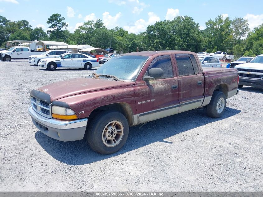 2000 Dodge Dakota Slt/Sport VIN: 1B7GL2AN5YS662877 Lot: 39759566