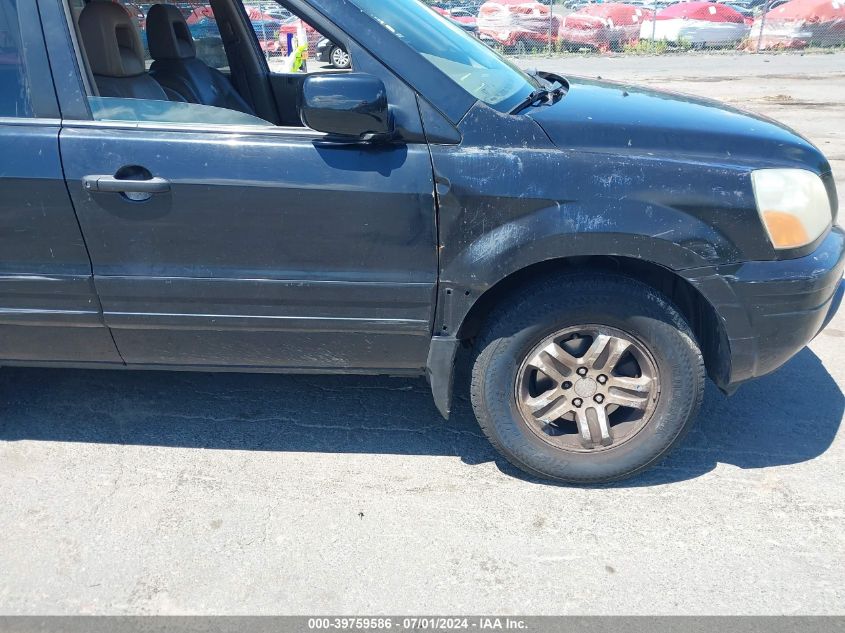 2004 Honda Pilot Ex-L VIN: 2HKYF18554H622156 Lot: 39759586