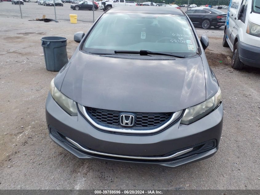 2013 Honda Civic Lx VIN: 2HGFB2F55DH557007 Lot: 39759596