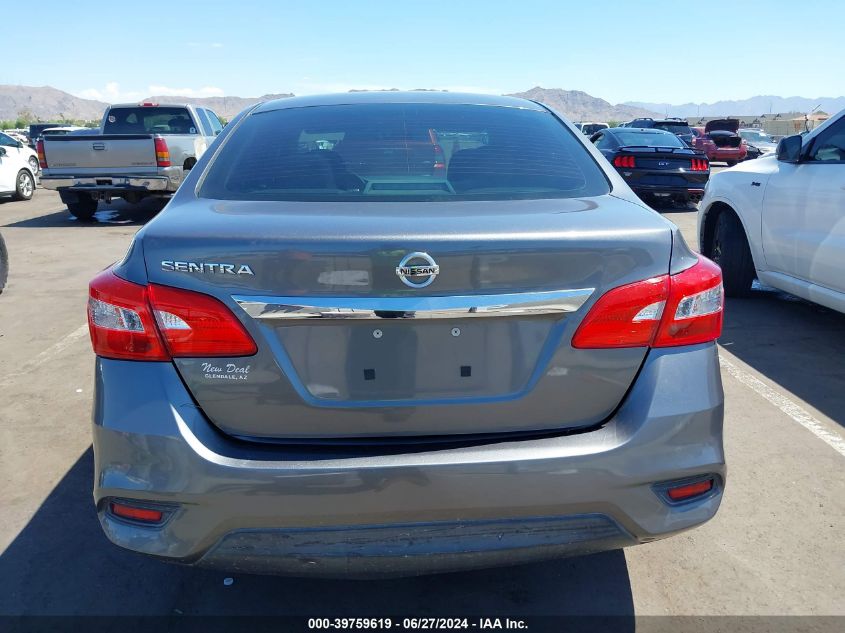 2016 Nissan Sentra S VIN: 3N1AB7AP7GL681325 Lot: 39759619