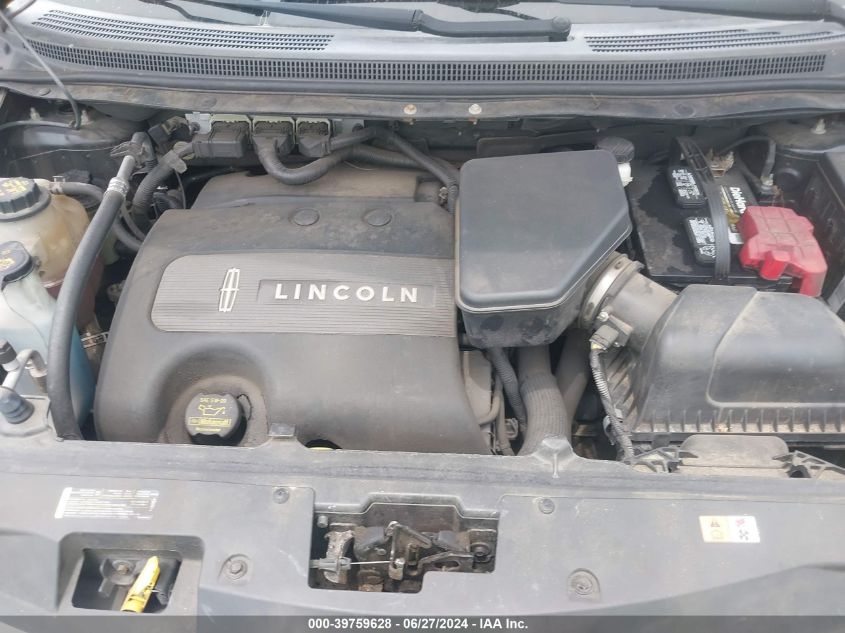 2012 Lincoln Mkx VIN: 2LMDJ8JK4CBL12807 Lot: 39759628