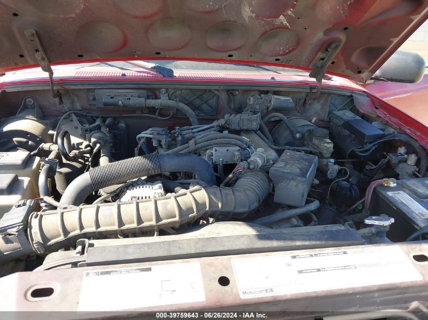 2000 Ford Ranger Xl/Xlt VIN: 1FTYR10V5YTB21532 Lot: 39759643