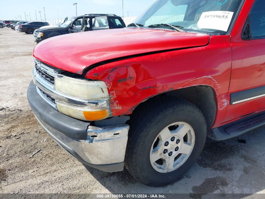 2002 Chevrolet Tahoe Ls VIN: 1GNEC13Z82R232252 Lot: 39759655