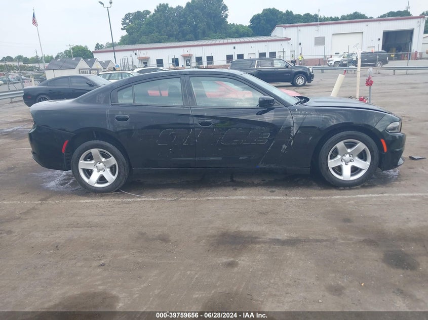 2022 Dodge Charger Police Rwd VIN: 2C3CDXATXNH109950 Lot: 39759656