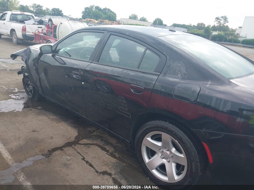 2022 Dodge Charger Police Rwd VIN: 2C3CDXATXNH109950 Lot: 39759656