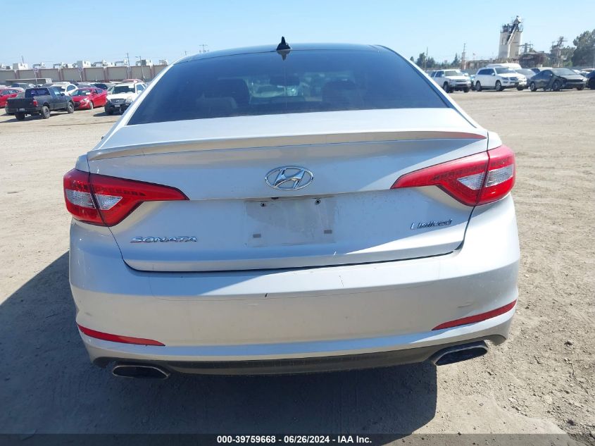 2015 Hyundai Sonata Limited VIN: 5NPE34AF9FH177911 Lot: 39759668