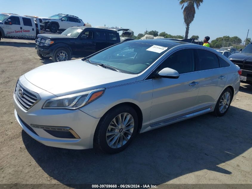 2015 Hyundai Sonata Limited VIN: 5NPE34AF9FH177911 Lot: 39759668