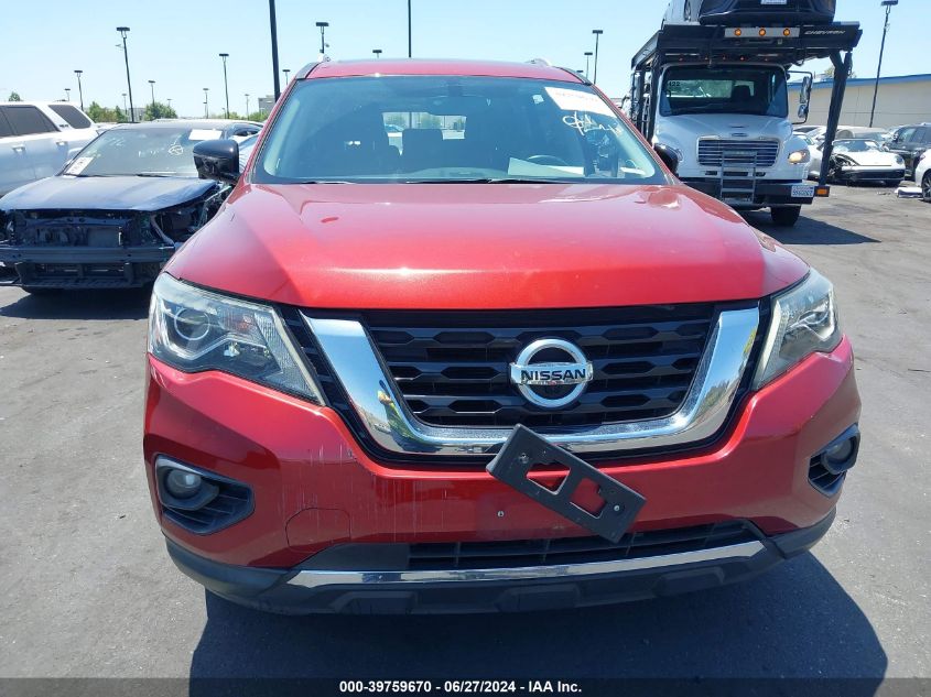 2017 Nissan Pathfinder S/Sv/Sl/Platinum VIN: 5N1DR2MN9HC677983 Lot: 39759670