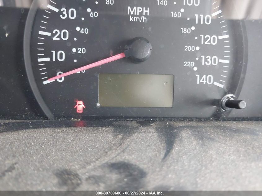 2006 Kia Spectra Ex/Lx/Sx VIN: KNAFE121165223924 Lot: 39759680