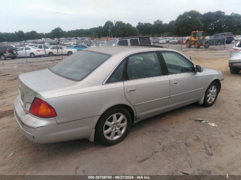 4T1BF28B91U154513 | 2001 TOYOTA AVALON