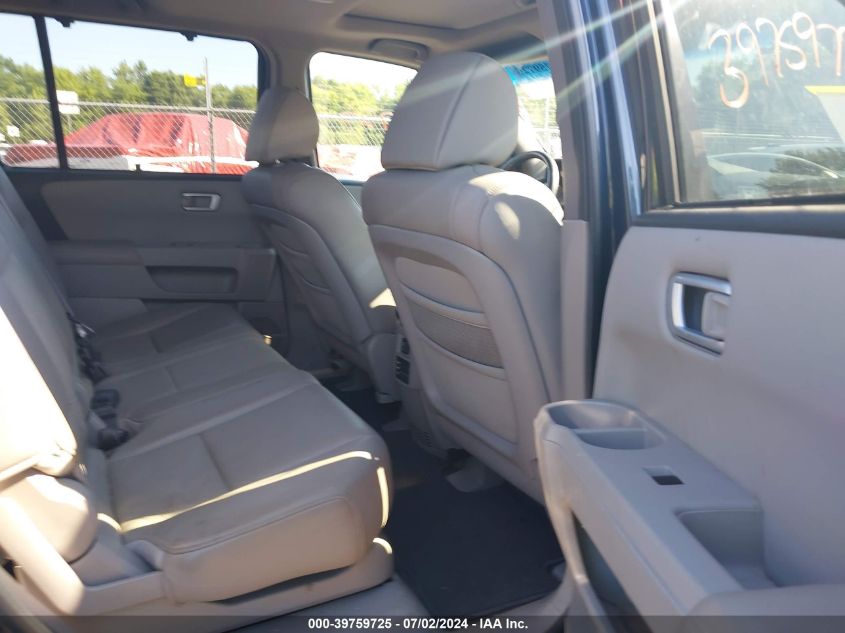 2010 Honda Pilot Touring VIN: 5FNYF4H93AB009547 Lot: 39759725