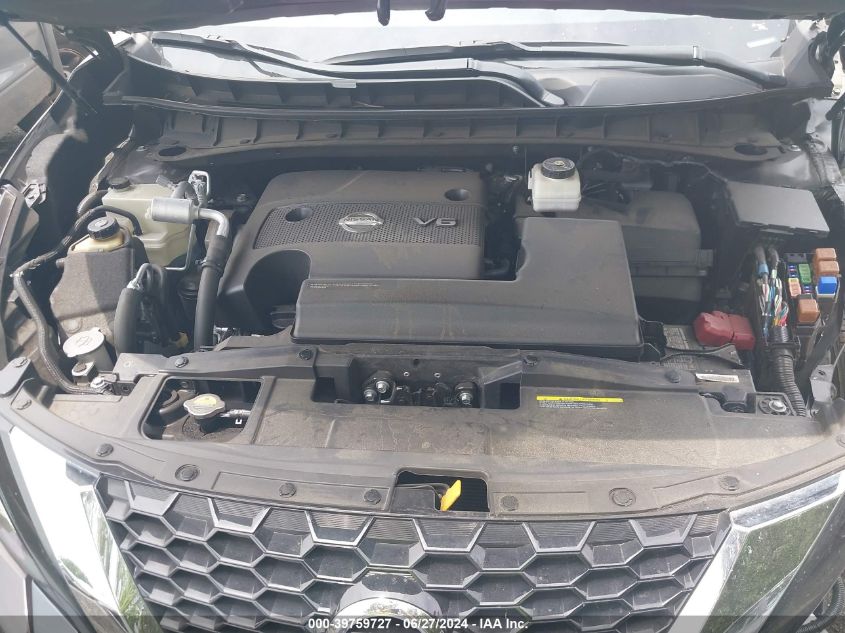 2022 Nissan Murano Sl Fwd VIN: 5N1AZ2CJ9NC109262 Lot: 39759727