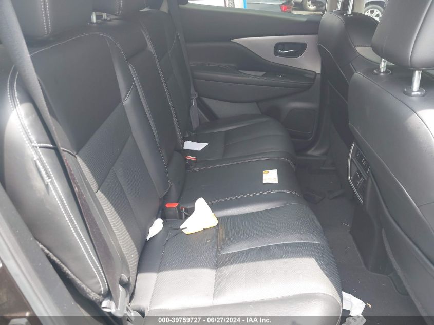 2022 Nissan Murano Sl Fwd VIN: 5N1AZ2CJ9NC109262 Lot: 39759727