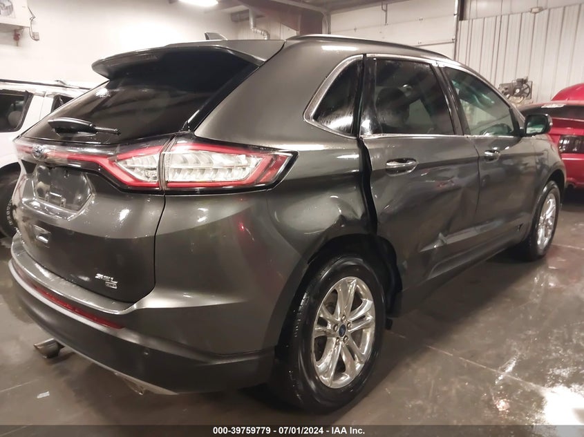 2015 Ford Edge Sel VIN: 2FMTK4J89FBC06603 Lot: 39759779