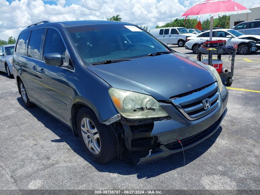2006 Honda Odyssey Ex-L VIN: 5FNRL38766B016800 Lot: 39759787