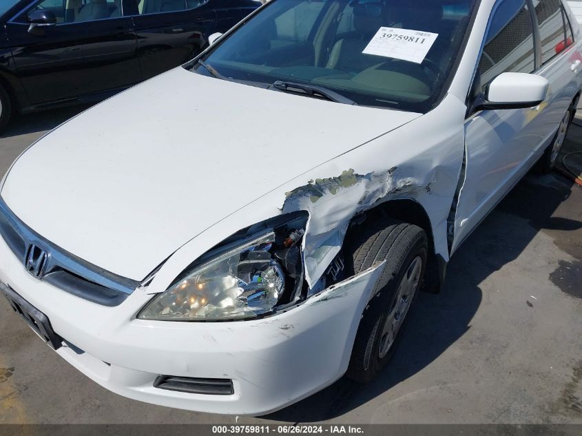 2006 Honda Accord 2.4 Lx VIN: 3HGCM56466G708932 Lot: 39759811