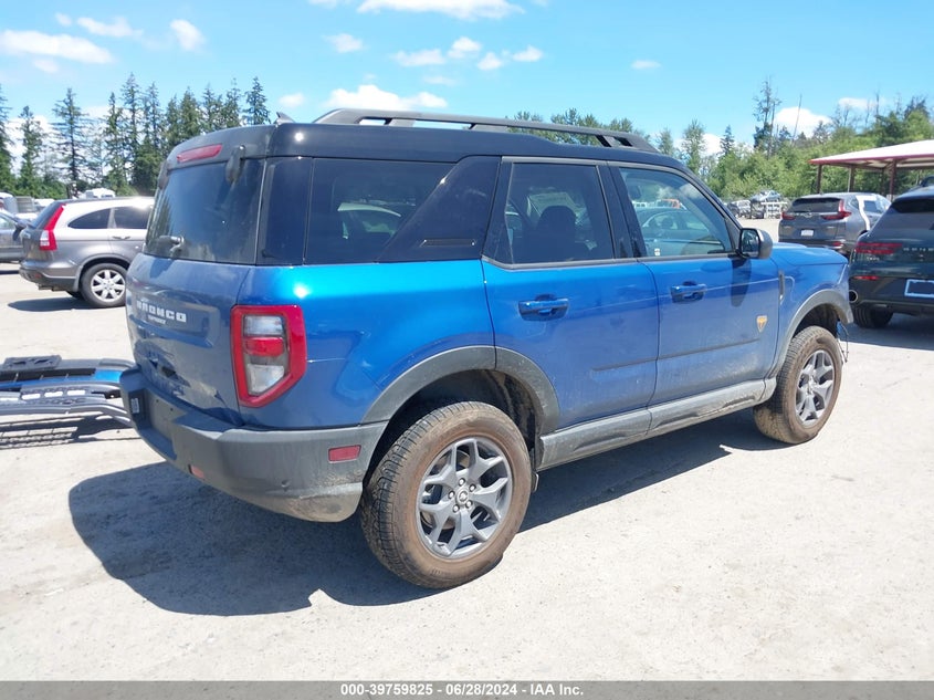 2024 Ford Bronco Sport Badlands VIN: 3FMCR9D99RRE02091 Lot: 39759825