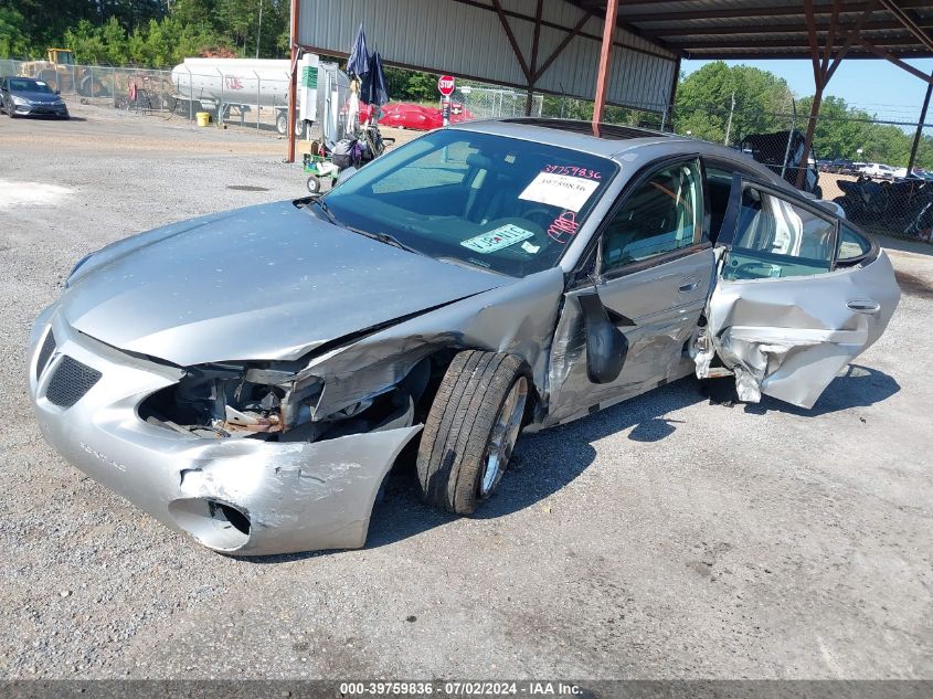 2006 Pontiac Grand Prix Gt VIN: 2G2WR554661280906 Lot: 39759836