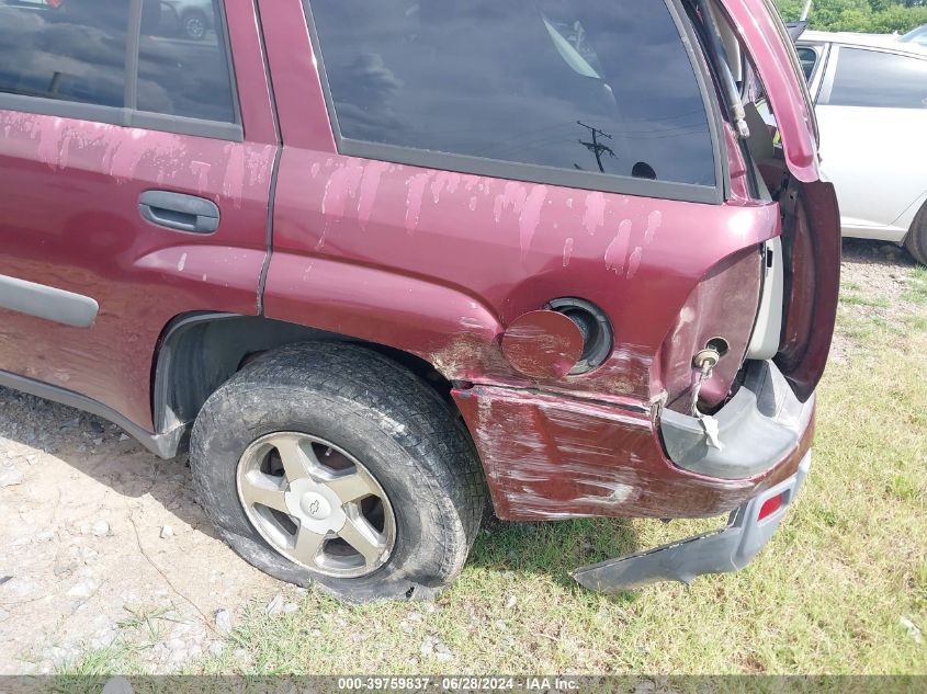 2005 Chevrolet Trailblazer Ls VIN: 1GNDT13S252237815 Lot: 39759837
