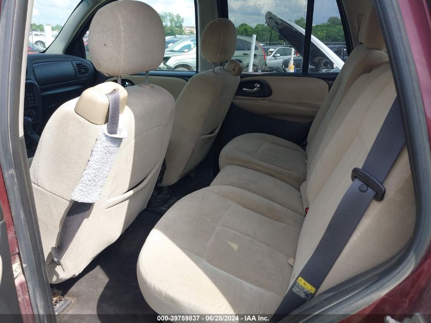 2005 Chevrolet Trailblazer Ls VIN: 1GNDT13S252237815 Lot: 39759837