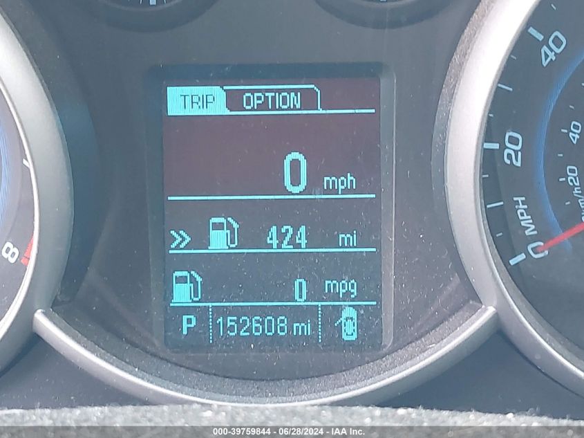 2014 Chevrolet Cruze Lt VIN: 1G1PK5SB5E7427041 Lot: 39759844