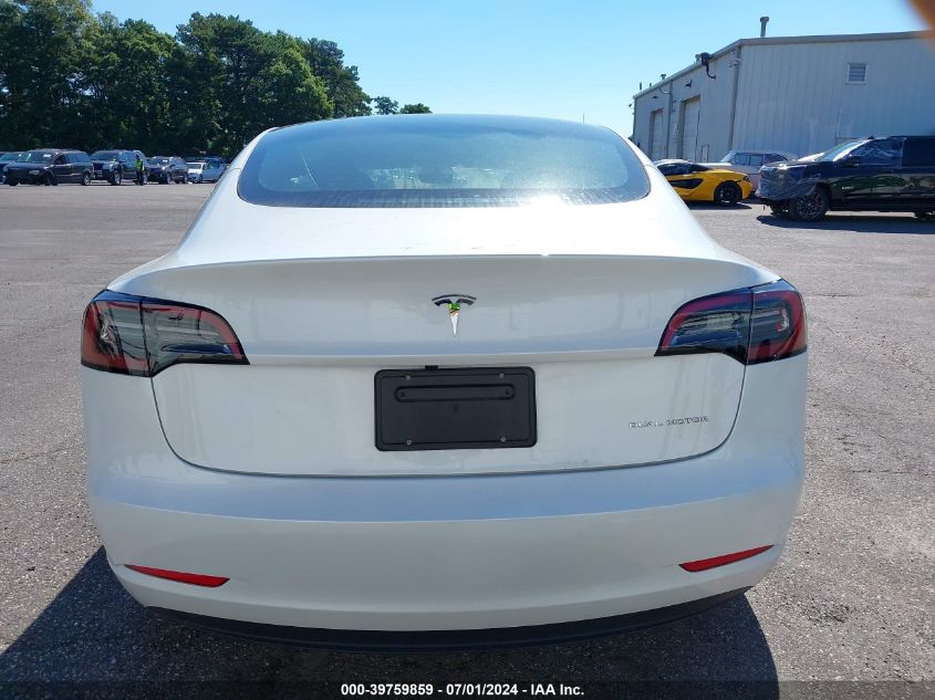 2023 Tesla Model 3 Long Range Dual Motor All-Wheel Drive VIN: 5YJ3E1EB4PF704678 Lot: 39759859