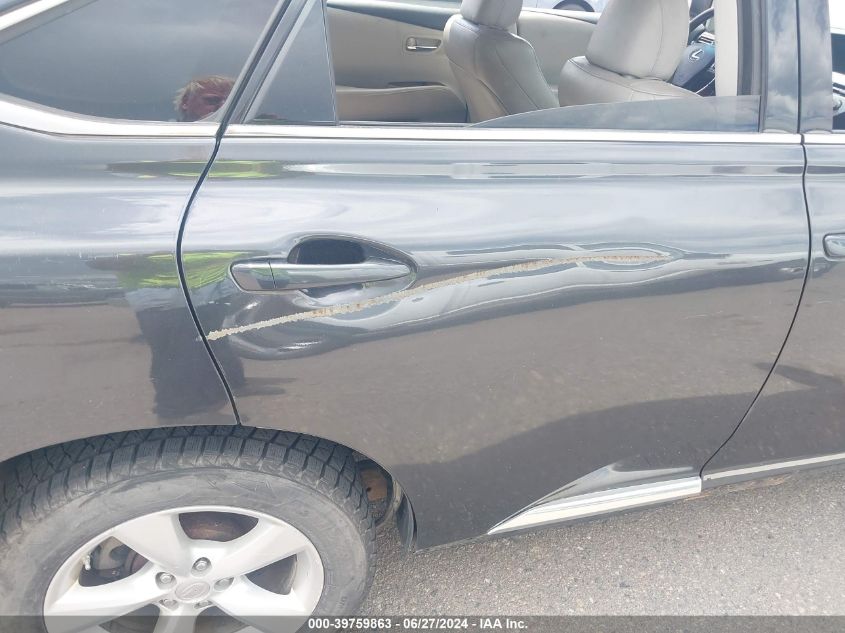 2011 Lexus Rx 350 VIN: 2T2BK1BA7BC086877 Lot: 39759863