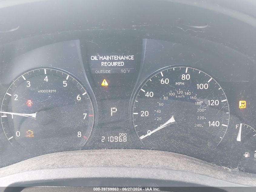 2011 Lexus Rx 350 VIN: 2T2BK1BA7BC086877 Lot: 39759863