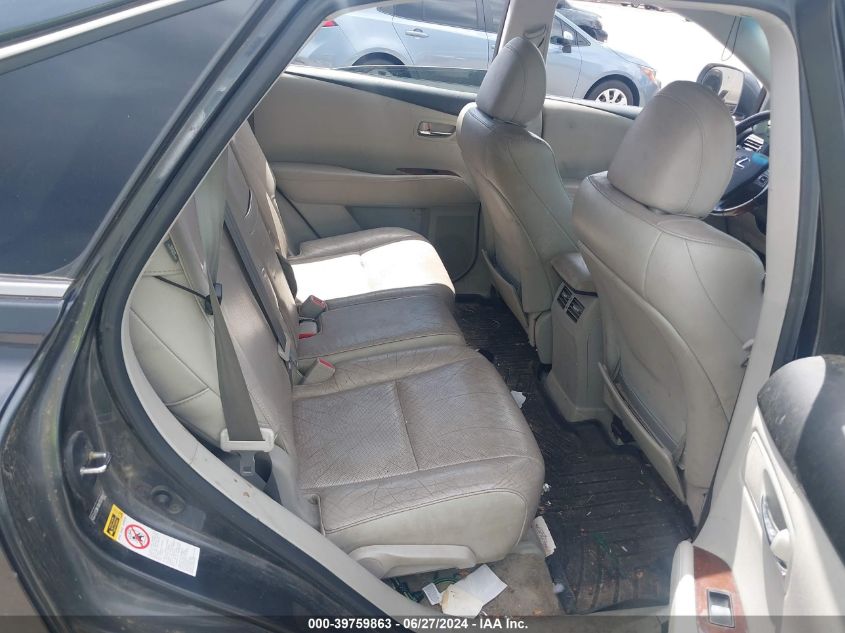 2011 Lexus Rx 350 VIN: 2T2BK1BA7BC086877 Lot: 39759863