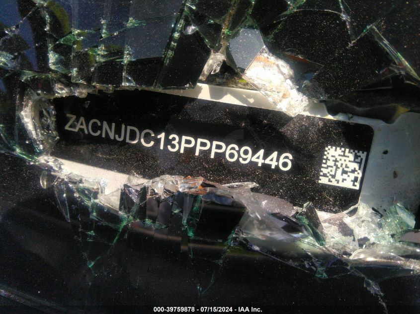 2023 Jeep Renegade Trailhawk 4X4 VIN: ZACNJDC13PPP69446 Lot: 39759878