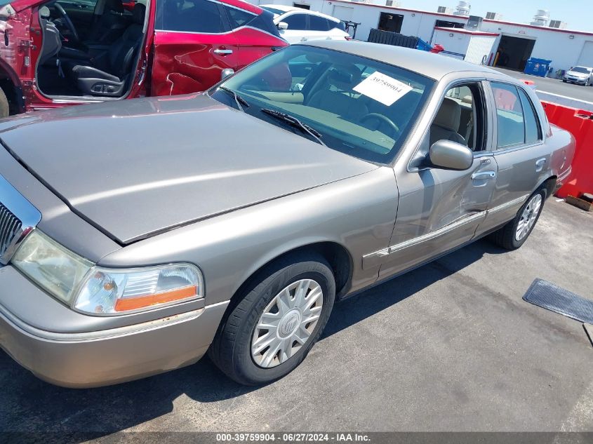 2005 Mercury Grand Marquis Gs VIN: 2MEFM74WX5X657563 Lot: 39759904