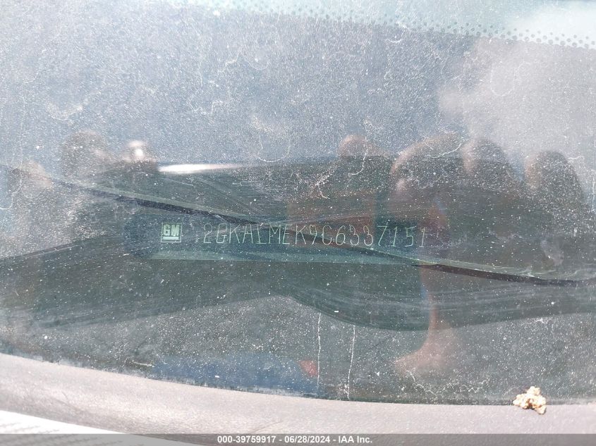 2012 GMC Terrain Sle VIN: 2GKALMEK9C6337151 Lot: 39759917