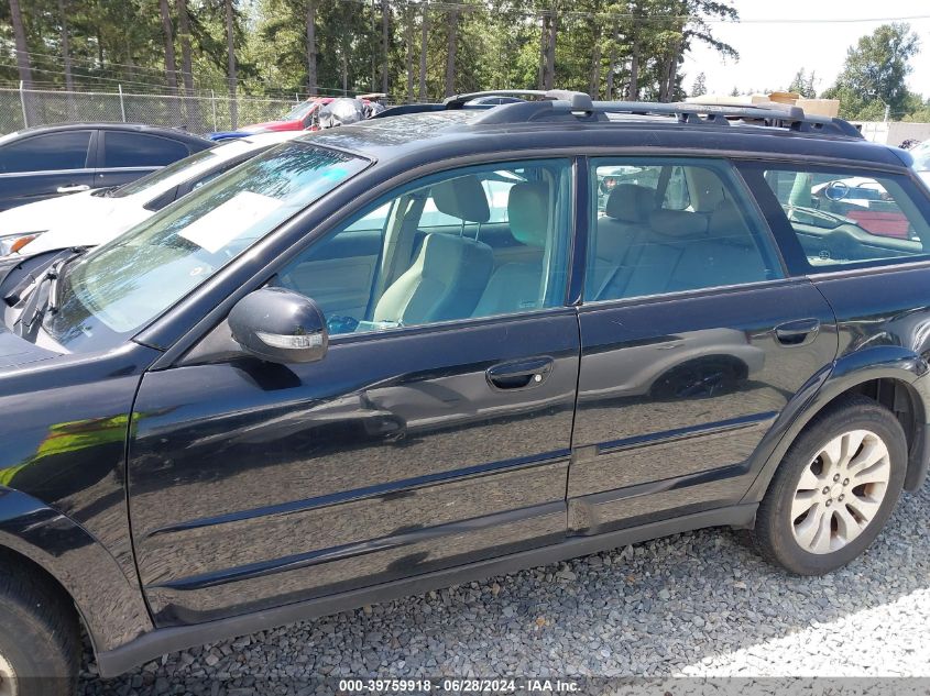 2008 Subaru Outback 3.0R Ll Bean VIN: 4S4BP86C184312879 Lot: 39759918