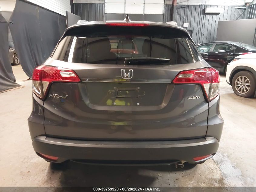 2021 Honda Hr-V Awd Ex-L VIN: 3CZRU6H79MM736576 Lot: 39759920