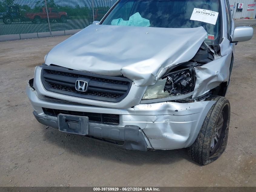 2003 Honda Pilot Ex-L VIN: 2HKYF18523H556793 Lot: 39759929