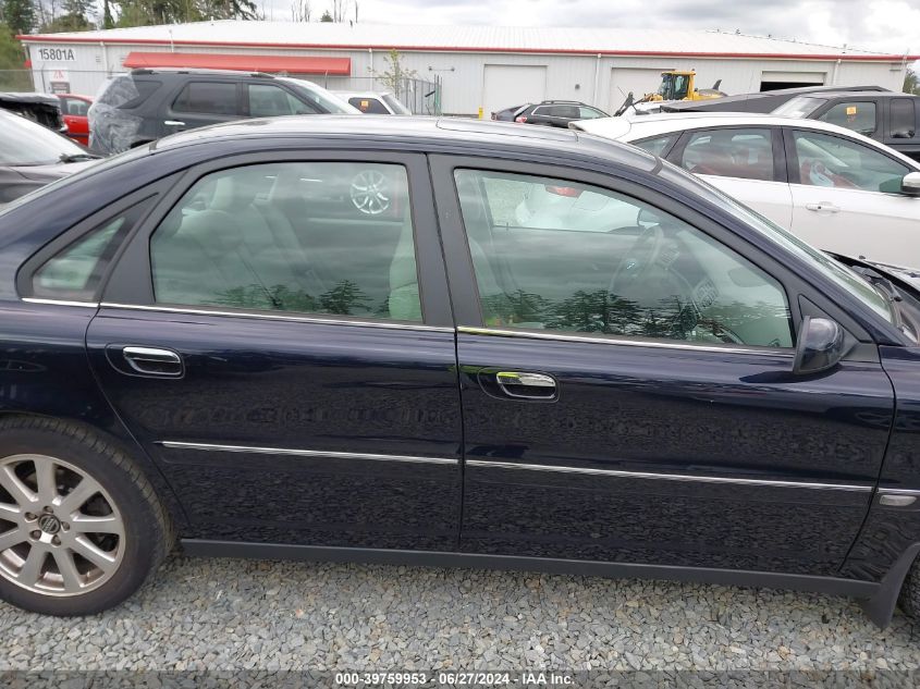 2005 Volvo S80 2.5T VIN: YV1TS592051413427 Lot: 39759953