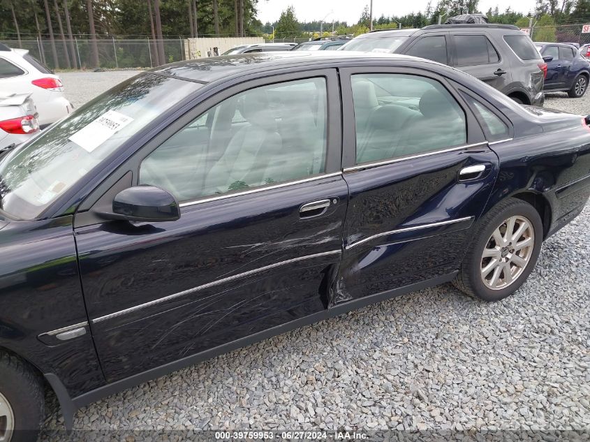 2005 Volvo S80 2.5T VIN: YV1TS592051413427 Lot: 39759953