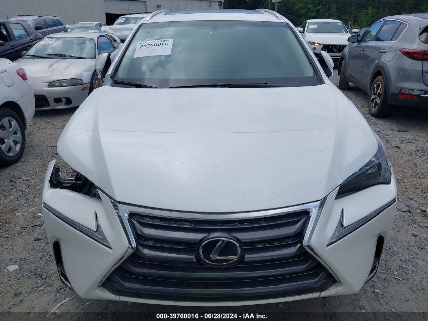 2017 Lexus Nx 200T VIN: JTJYARBZ6H2070843 Lot: 39760016