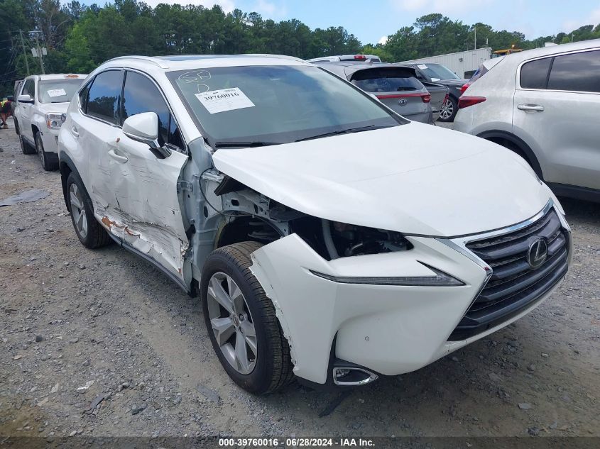 2017 Lexus Nx 200T VIN: JTJYARBZ6H2070843 Lot: 39760016