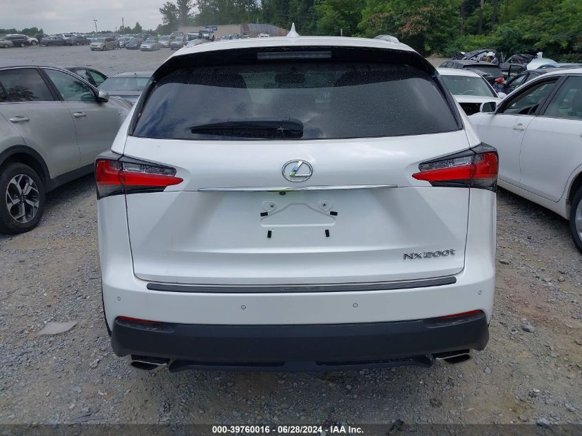 2017 Lexus Nx 200T VIN: JTJYARBZ6H2070843 Lot: 39760016